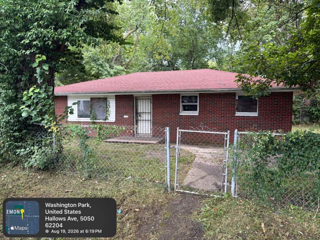 5050 Hallows Avenue, East St. Louis, IL: owner financed home, photo 1
